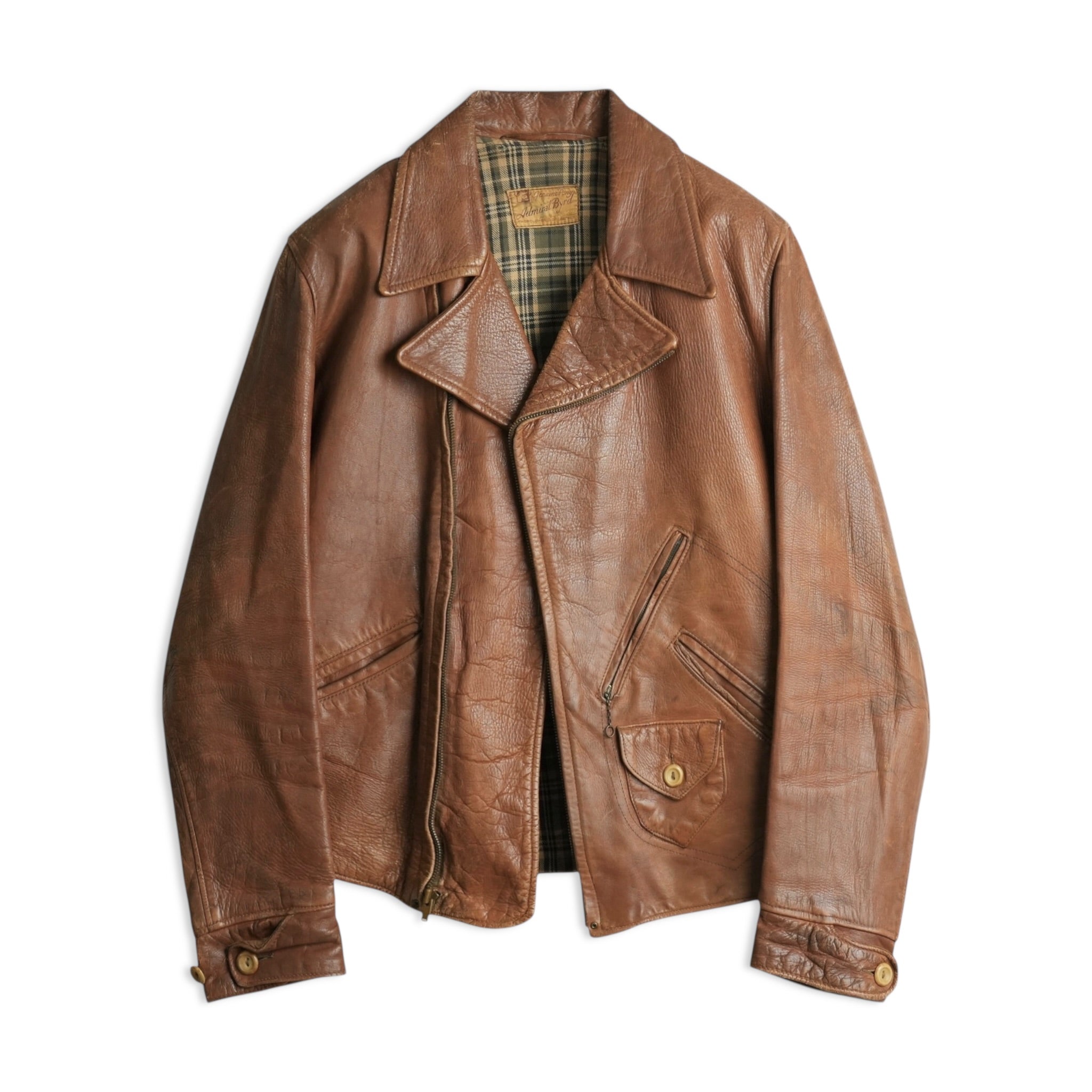 30s Montgomery Ward Leather Sports Jacket】商品詳細 | ACORN
