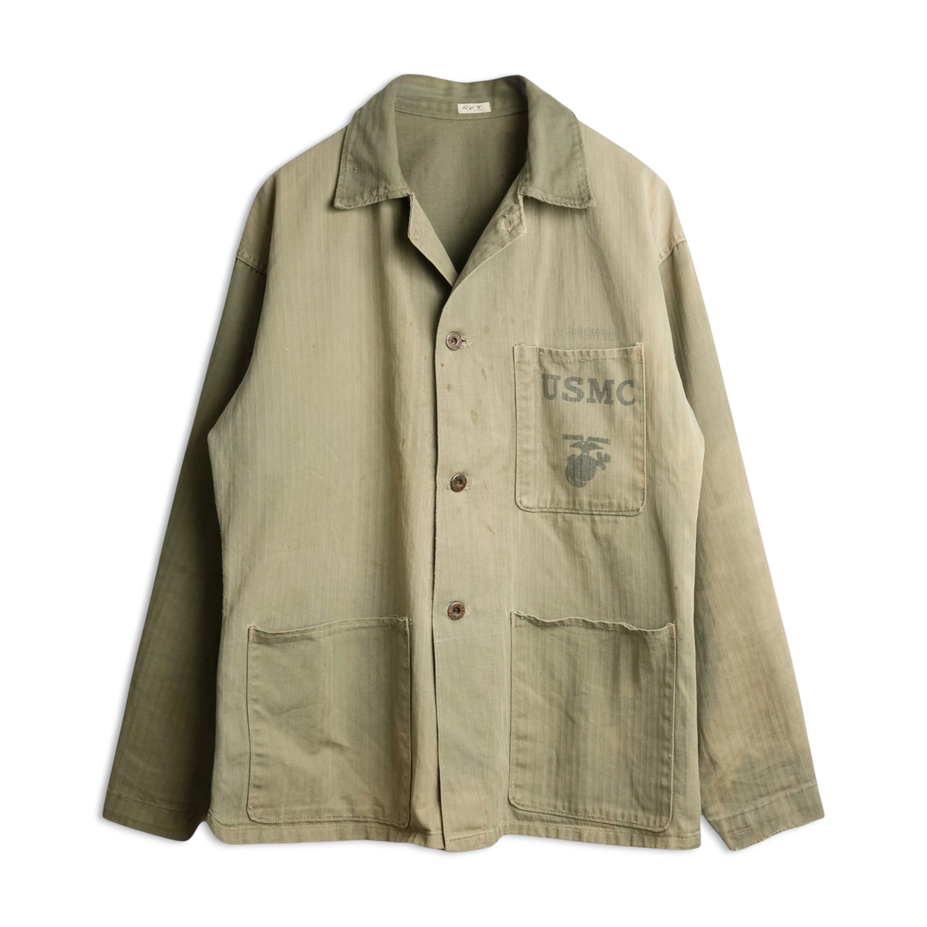40s ヴィンテージ USMC カバーオール P-41 P-47 40s USMC P-41 HBT Coverall】商品詳細 | ACORN VINTAGE ONLINE SHOP