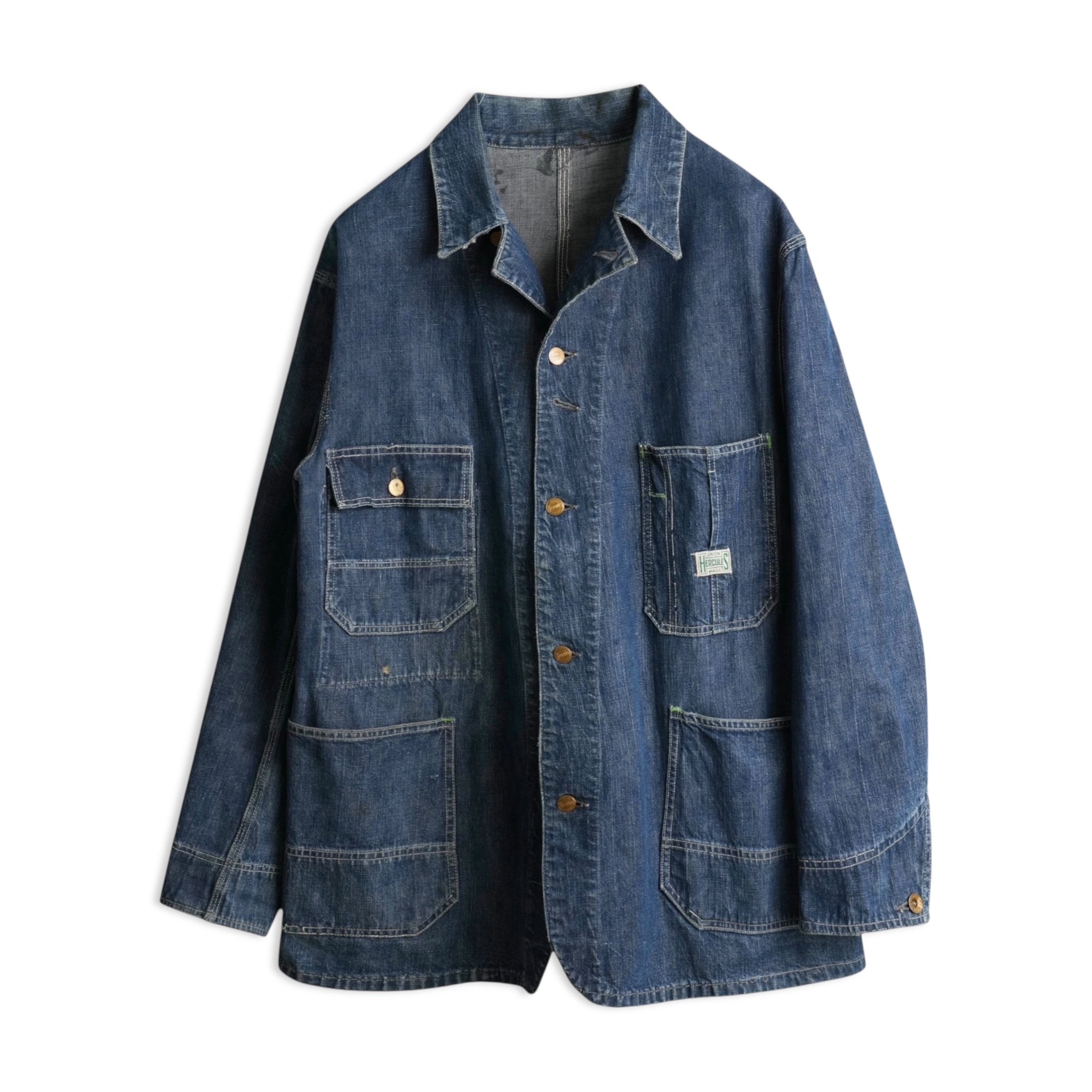 パンツ 40s~ HERCULES vintage OVERALL 40s HERCULES Denim Overall】商品詳細 | ACORN VINTAGE ONLINE SHOP