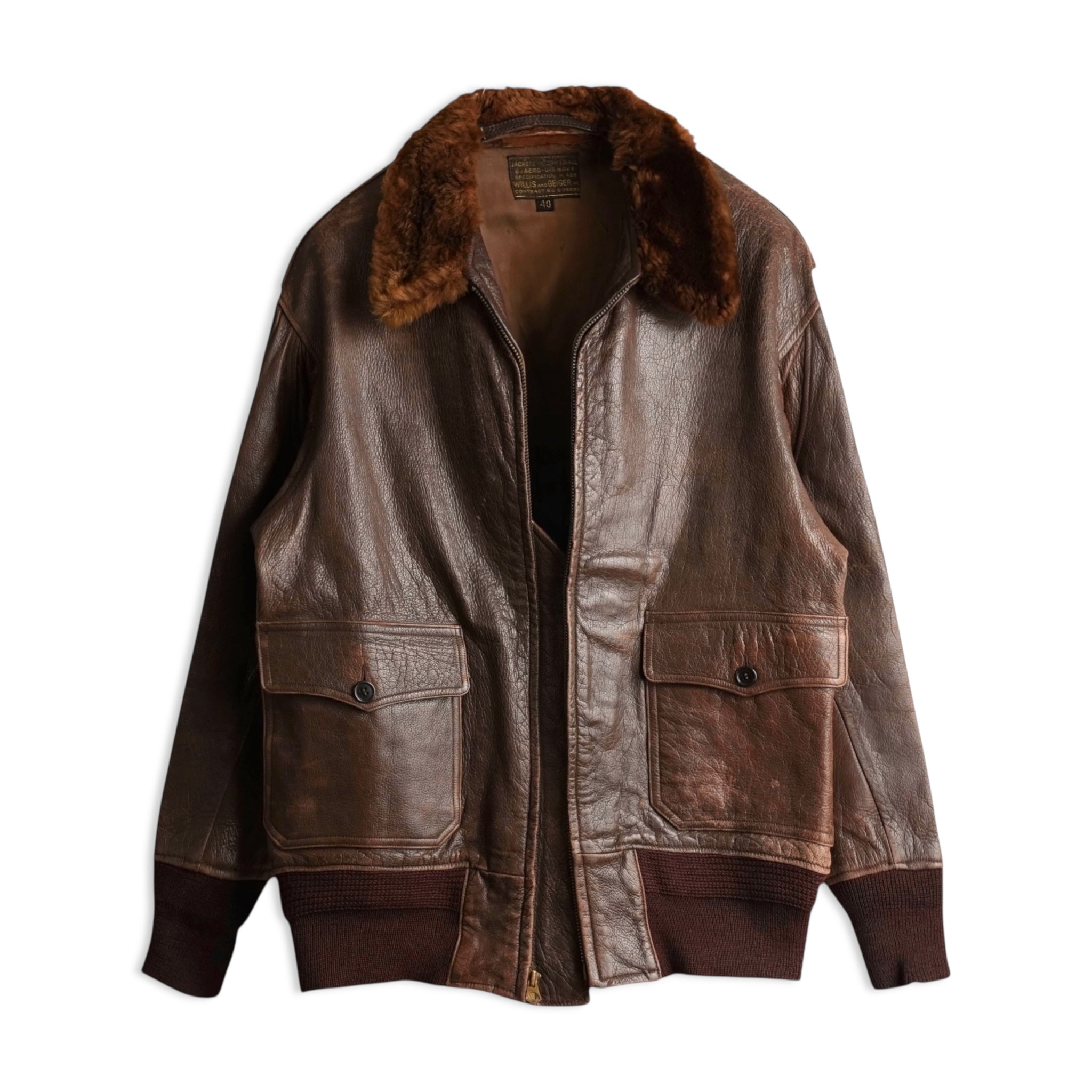 40s US NAVY M-422 Flight Jacket】商品詳細 | ACORN VINTAGE ONLINE