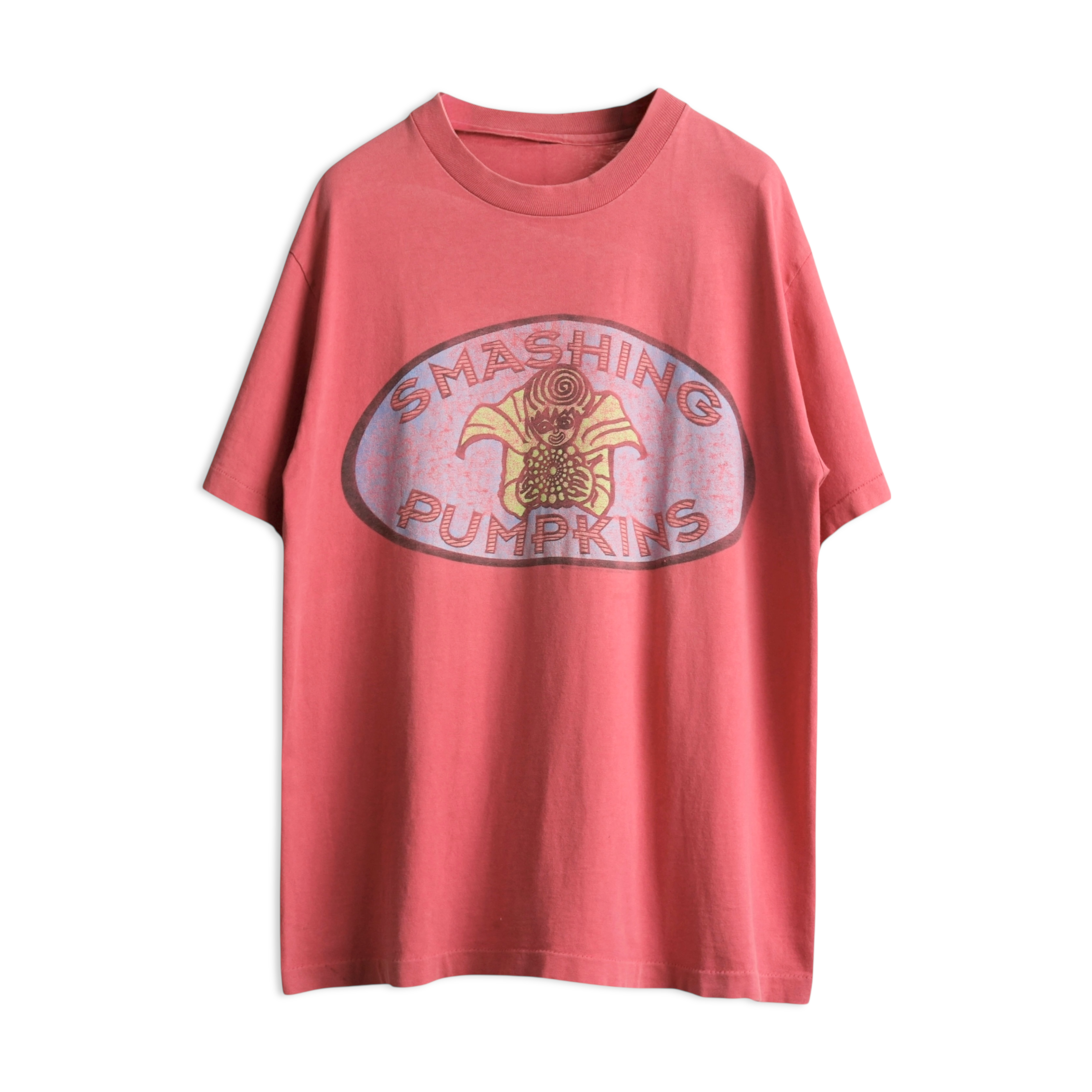 90s oldgap 鹿の子tシャツ サーモンピンク 20220711-7560-36qwq0.jpg