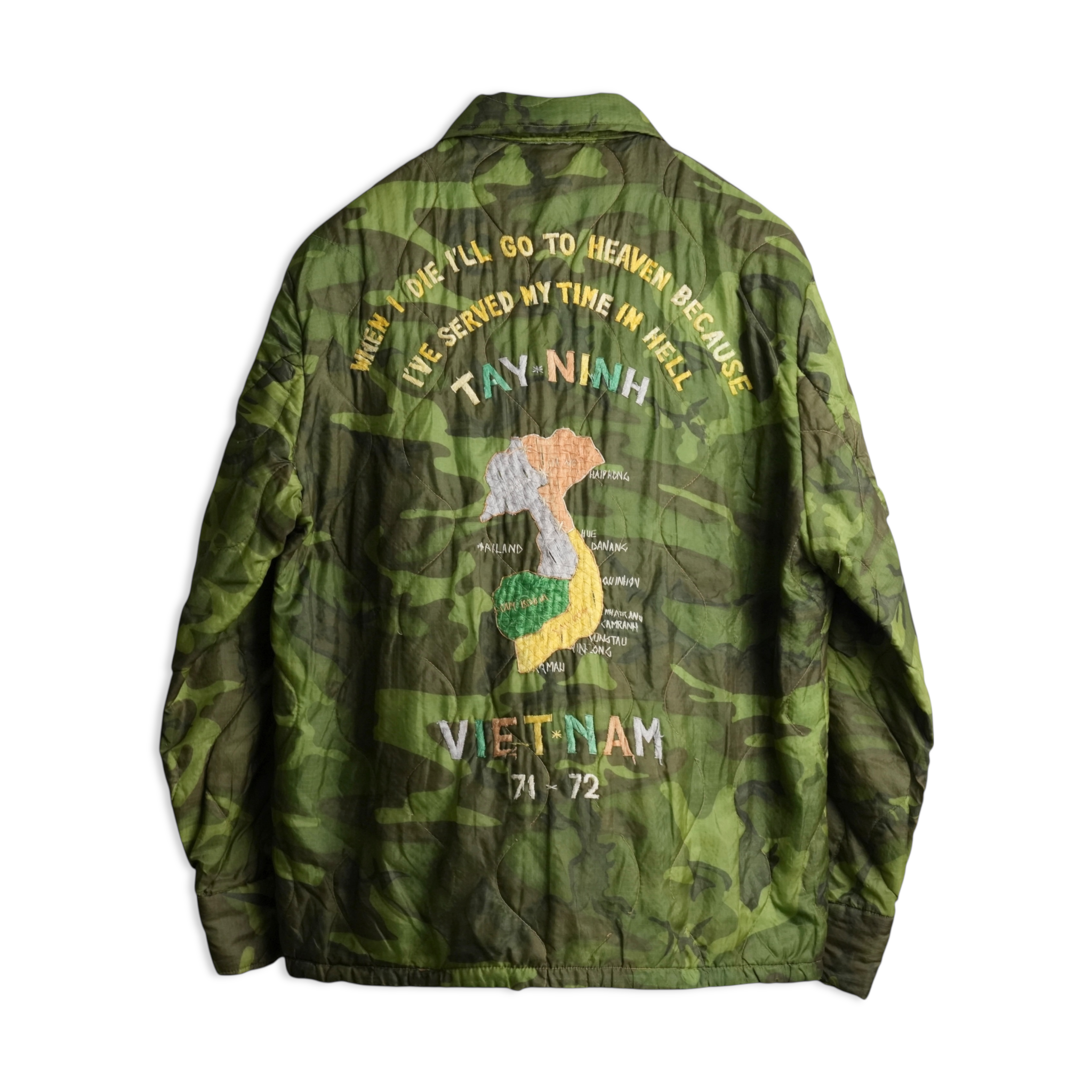 ジャケット・アウター 60s Vietnam Souvenir jaket Vintage Deadstock 60's Vietnam Souvenir Jacket – Afterlife
